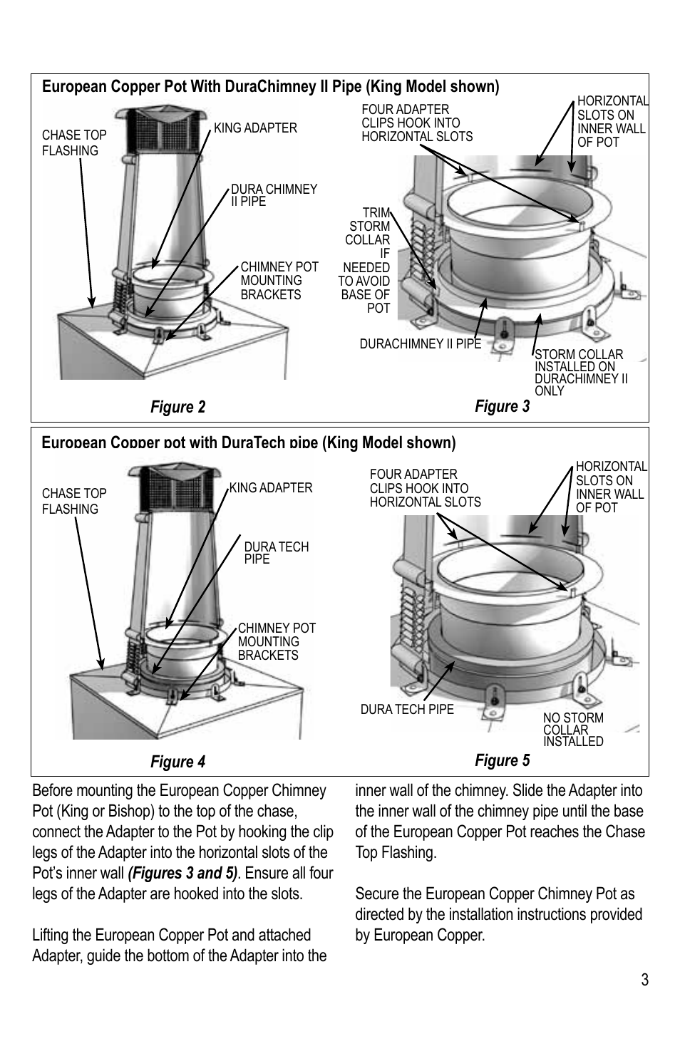 DuraVent DuraChimney II User Manual | Page 3 / 4