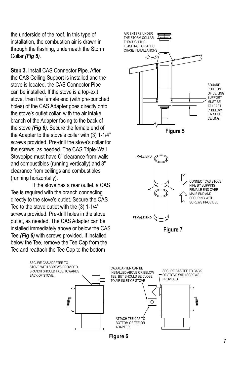 Figure 6, Figure 7 | M&G DuraVent Combustion Air Systems User Manual | Page 7 / 12