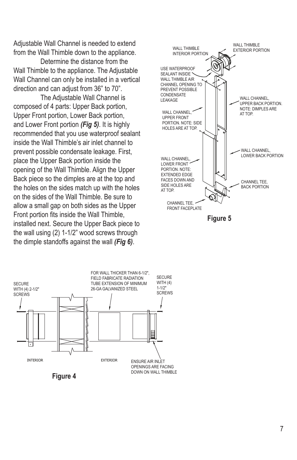 Figure 4 | DuraVent Combustion Air Systems for PelletVent Pro User Manual | Page 7 / 12