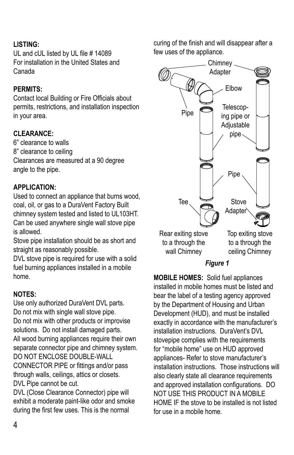 DuraVent DVL Installation User Manual | Page 4 / 8
