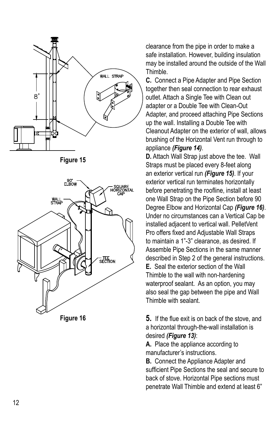 DuraVent PelletVent Pro User Manual | Page 12 / 24