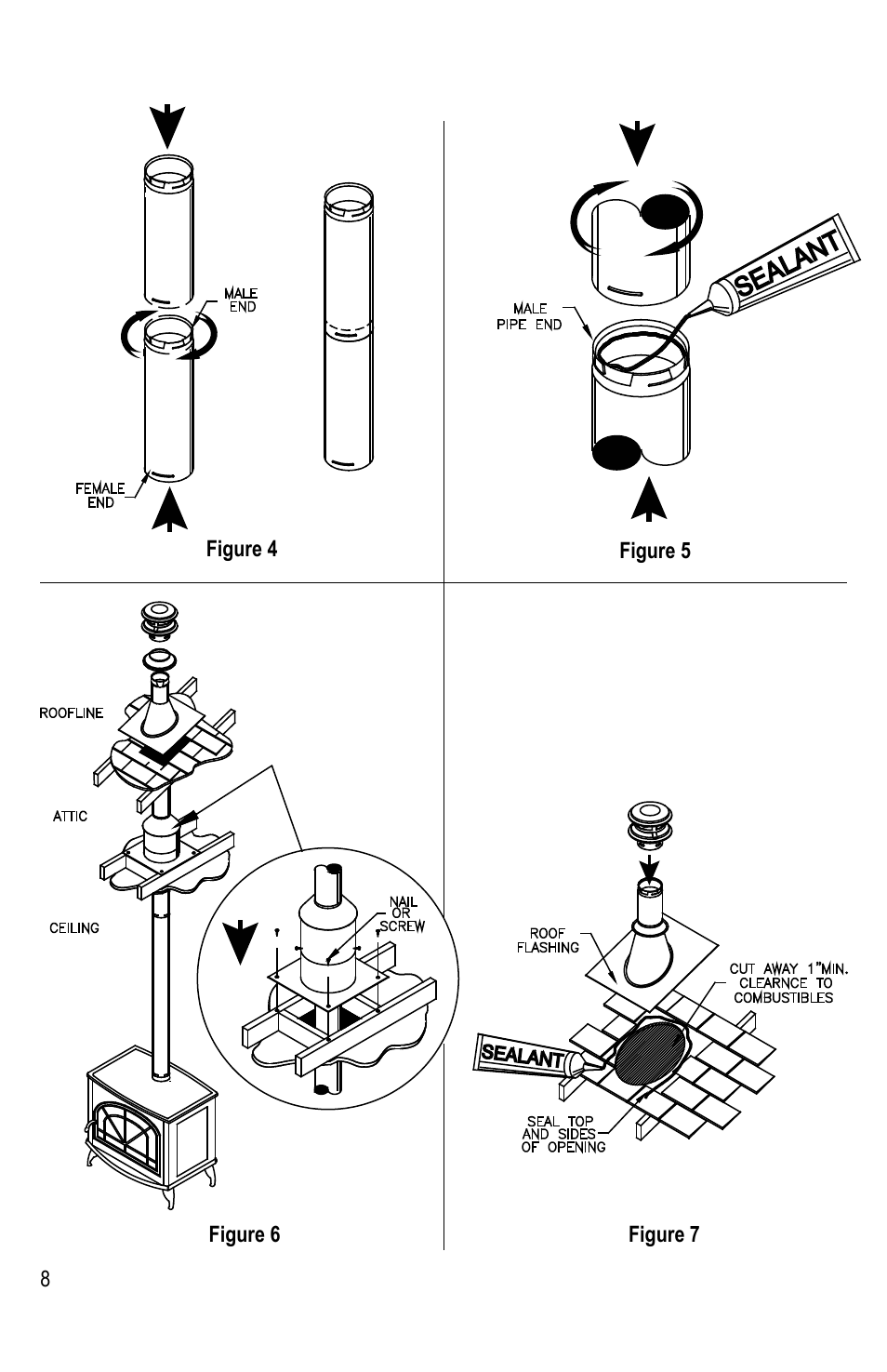 DuraVent PelletVent Pro User Manual | Page 8 / 24