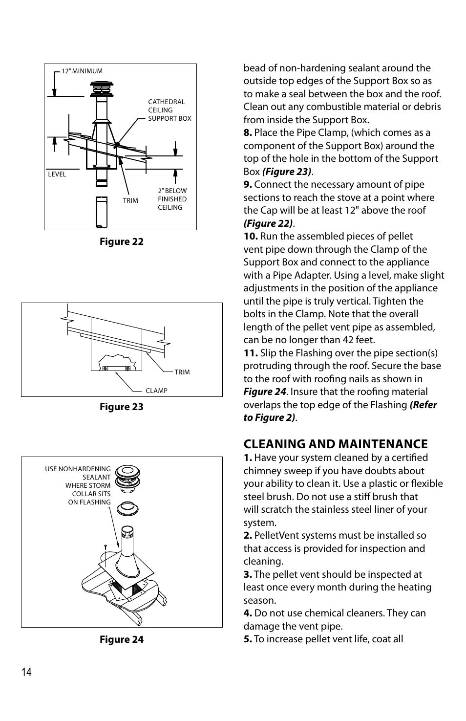 Cleaning and maintenance | DuraVent Multi-fuel venting system UL 641 User Manual | Page 14 / 16