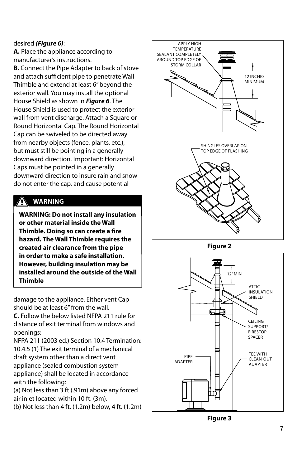 DuraVent Multi-fuel venting system UL 641 User Manual | Page 7 / 16
