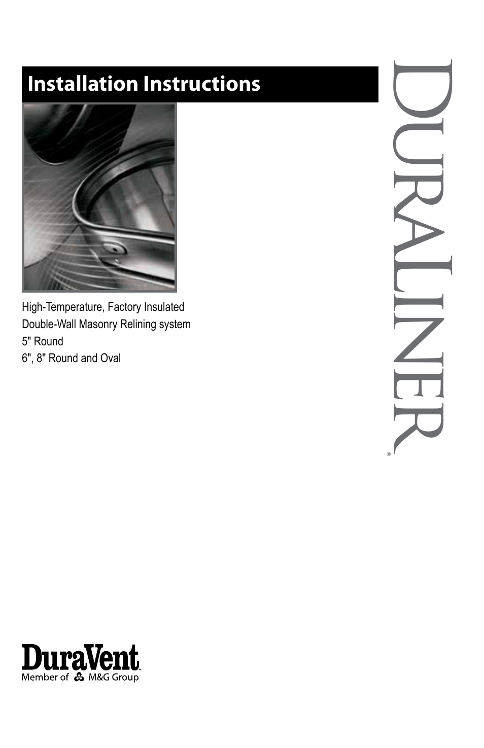 M&G DuraVent DuraLiner® User Manual | 16 pages
