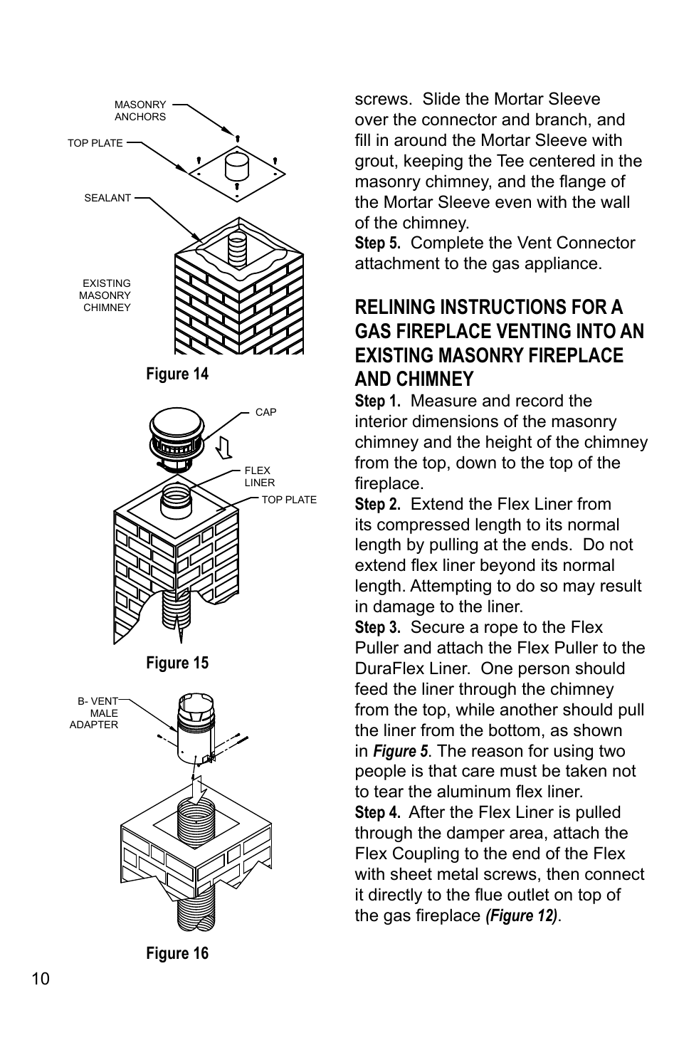 DuraVent DuraFlex AL Installation User Manual | Page 10 / 16