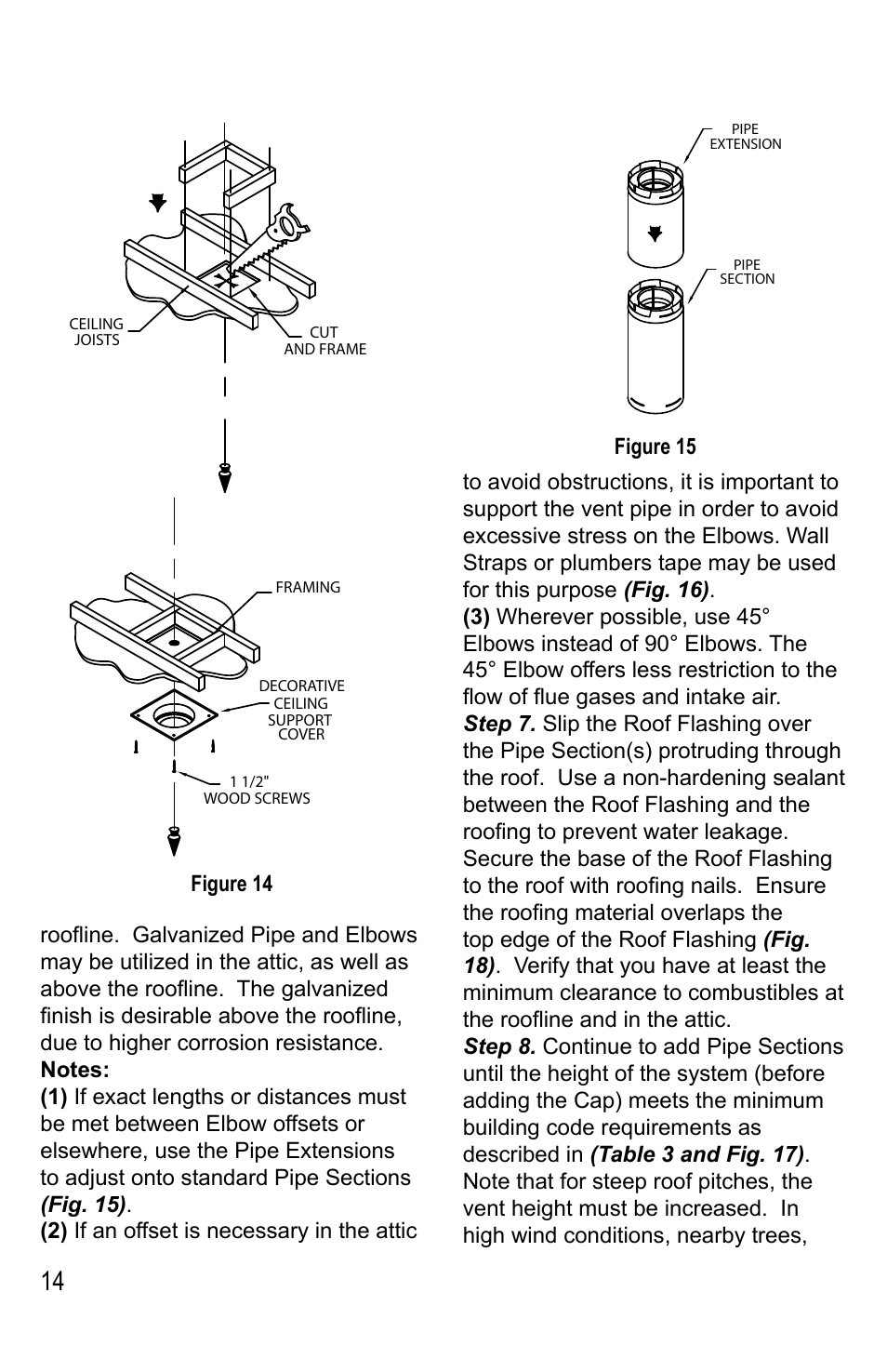 DuraVent Venting System For Direct Vent Pro User Manual | Page 14 / 20