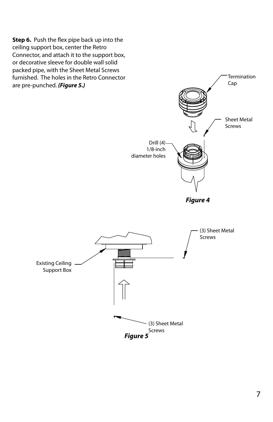 Figure 4 figure 5 | DuraVent Converting A Class  to A Direct Vent Pro User Manual | Page 7 / 11
