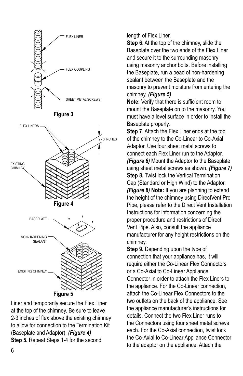 DuraVent DirectVent Pro Chimney Liner System User Manual | Page 6 / 8