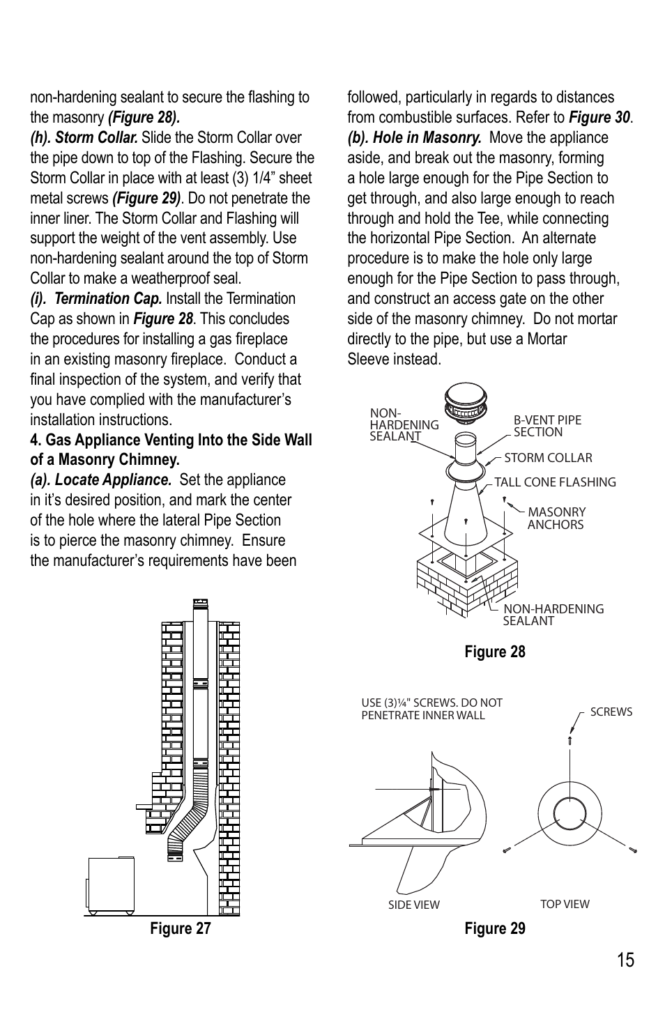 DuraVent Type B Gas Vent User Manual | Page 15 / 28