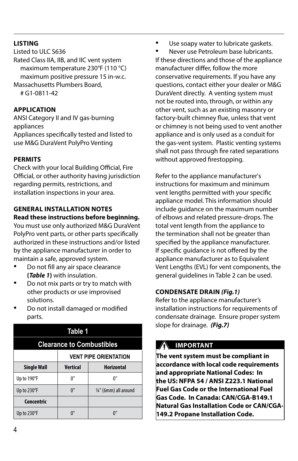 DuraVent PolyPro User Manual | Page 4 / 16
