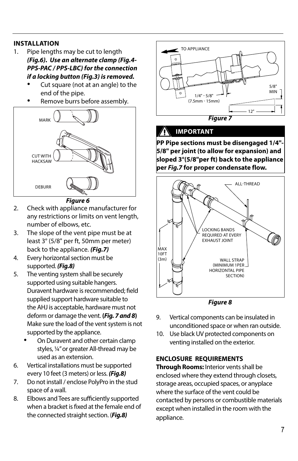 DuraVent PolyPro User Manual | Page 7 / 16