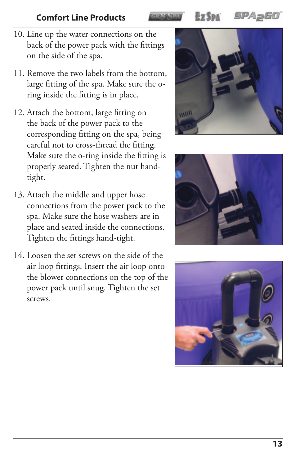 Activeforever Spa2Go STG-1 User Manual | Page 13 / 28