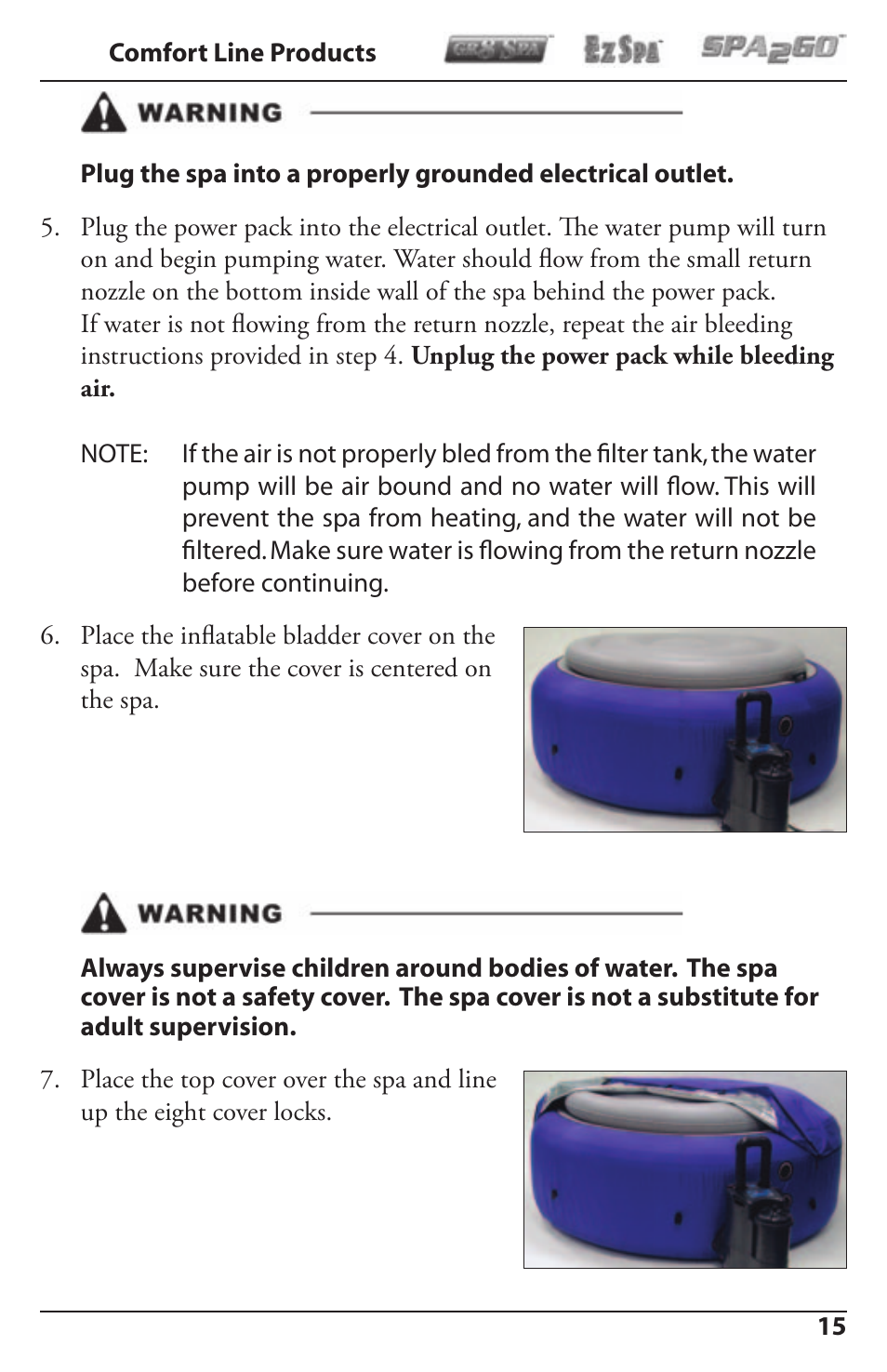 Activeforever Spa2Go STG-1 User Manual | Page 15 / 28