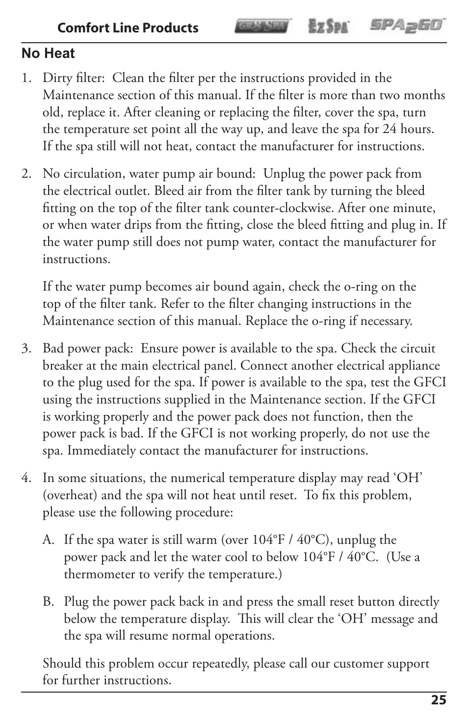 Activeforever Spa2Go STG-1 User Manual | Page 25 / 28