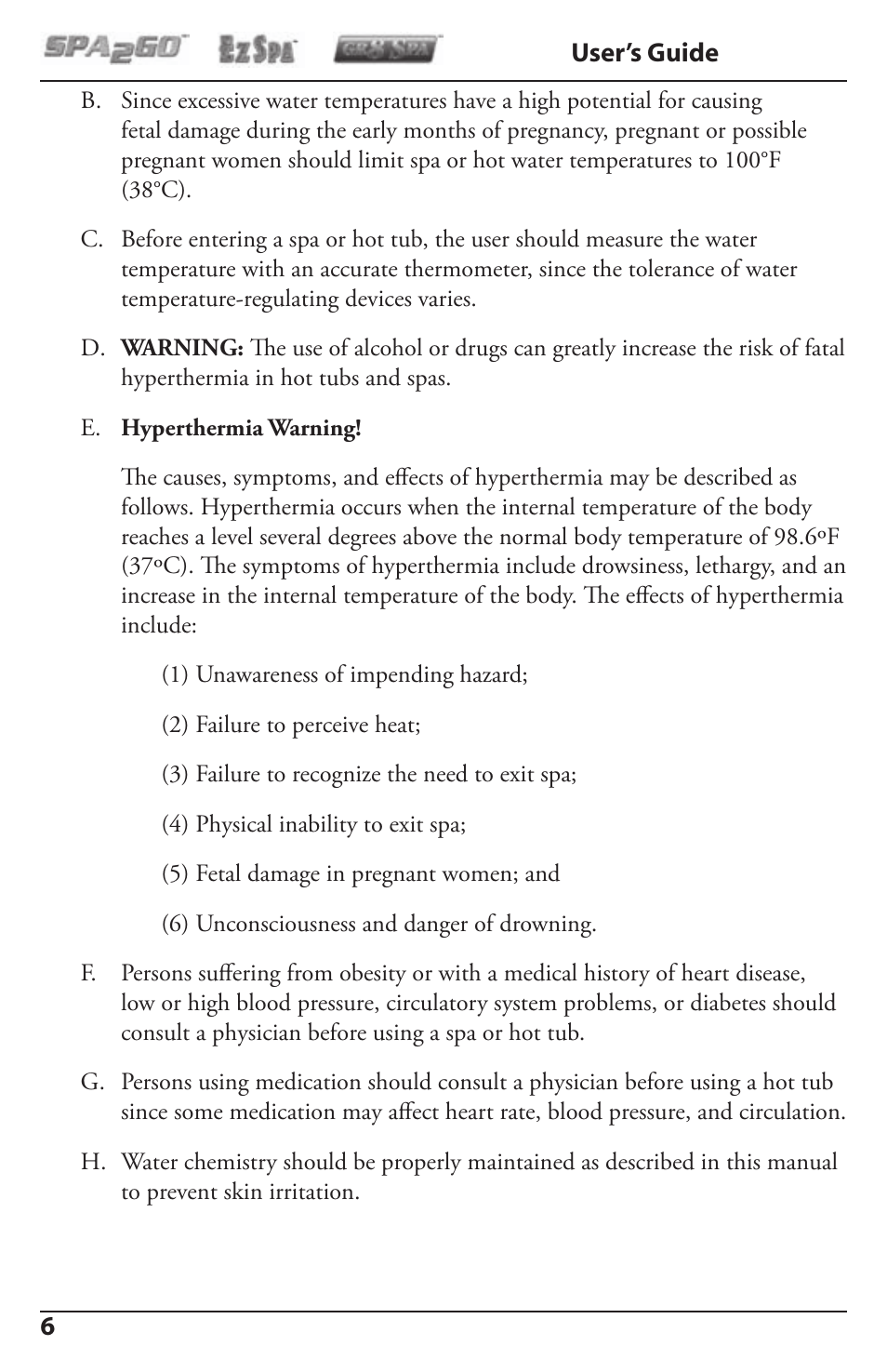 Activeforever Spa2Go STG-1 User Manual | Page 6 / 28