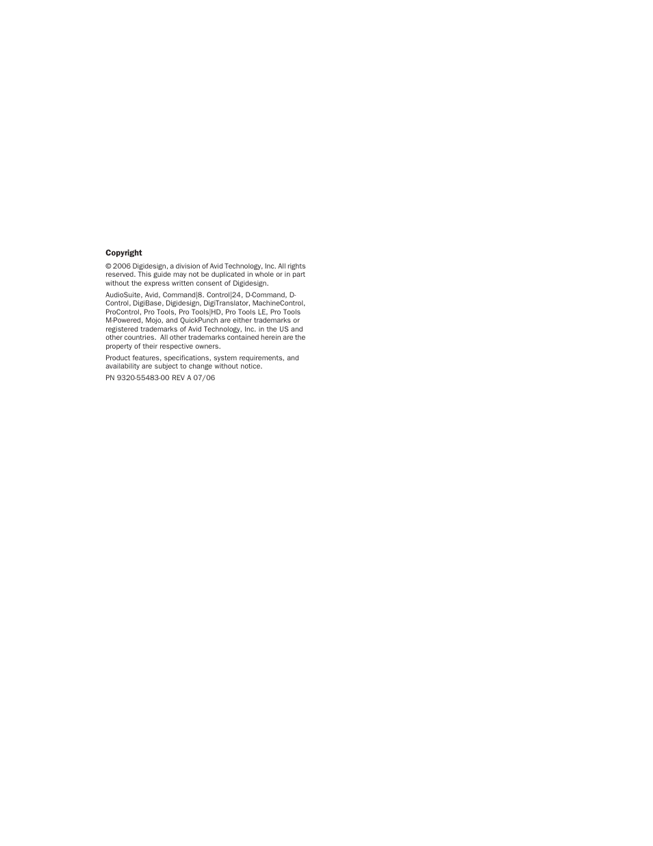 Avid Technology Pro Tools  HD 7.2 User Manual | Page 2 / 130
