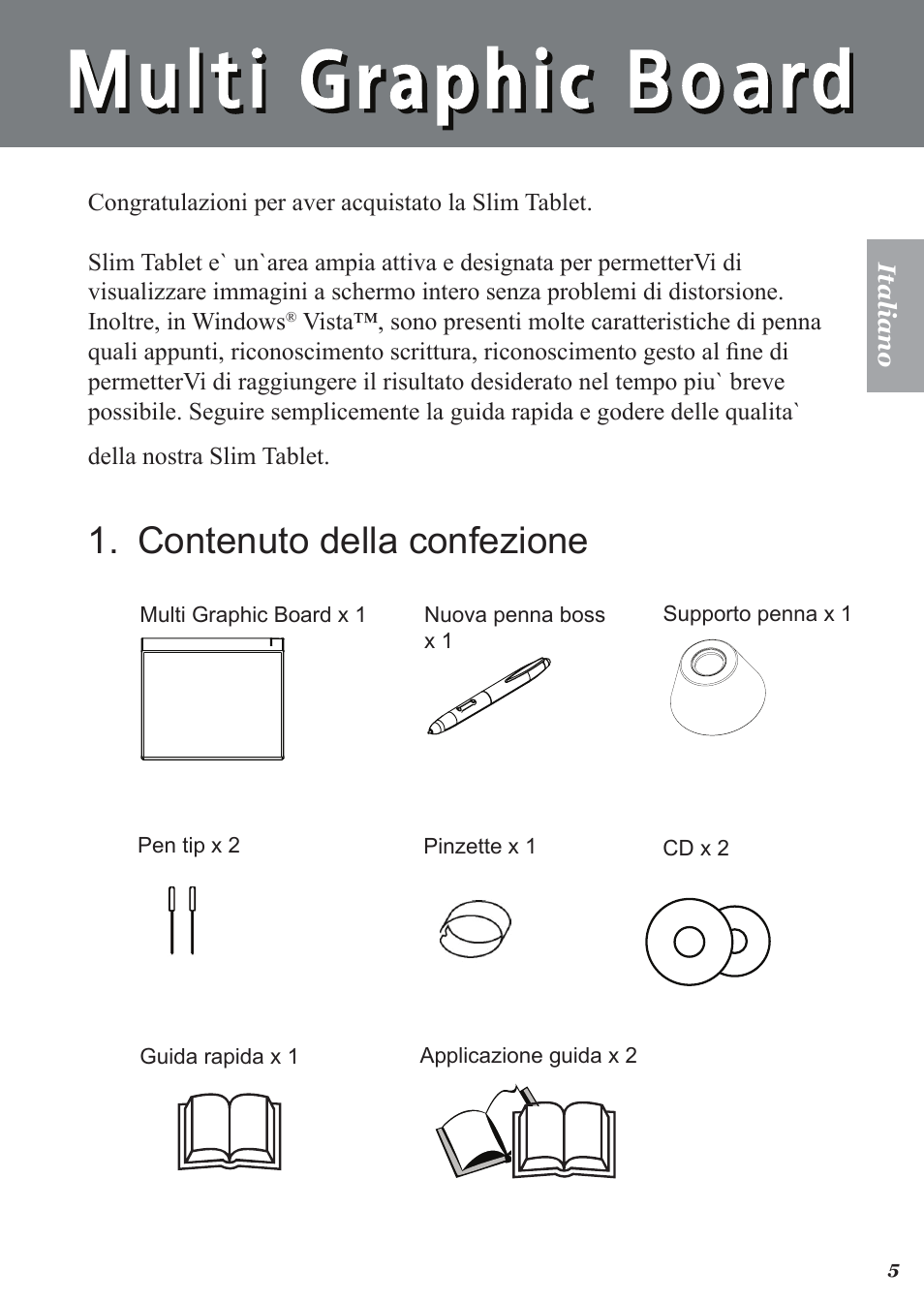 Contenuto della confezione | Perixx PERITAB-301 User Manual | Page 31 / 61