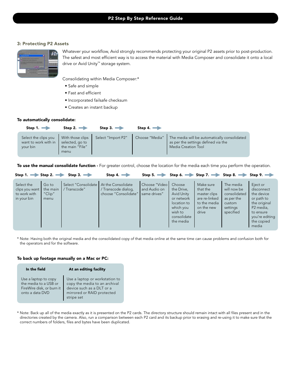 Avid Technology P2 User Manual | Page 3 / 5
