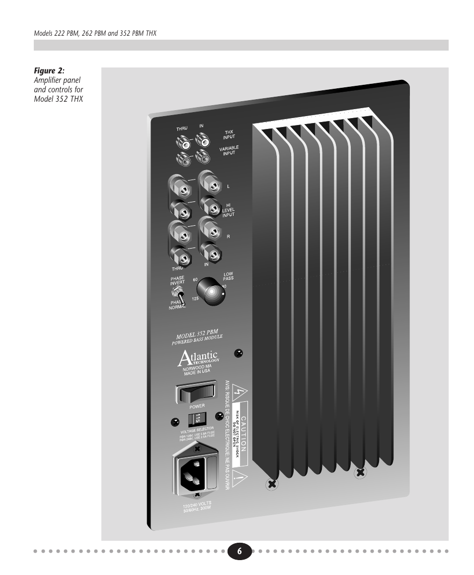 Tlantic | Atlantic Technology 222 PBM User Manual | Page 6 / 16