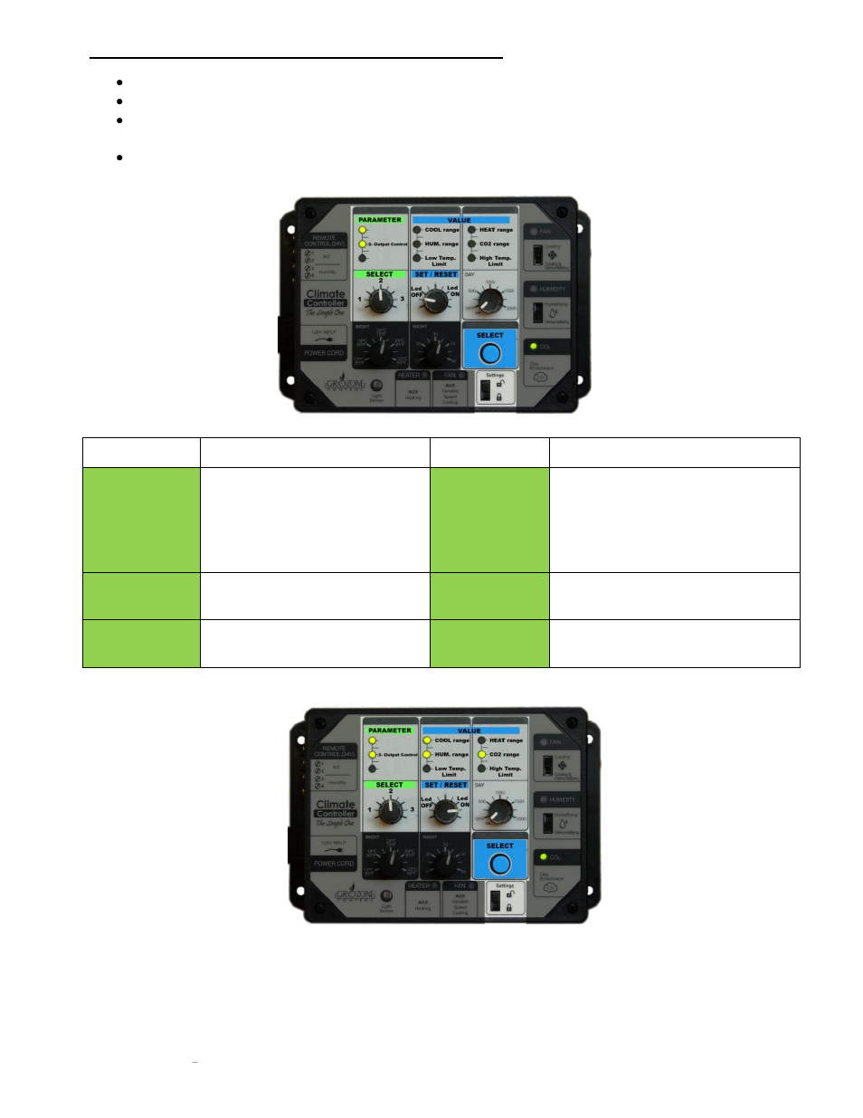 Sunlight Supply Grozone Control SCC1 Temperature, Humidity and CO2 Controller Simple One Series User Manual | Page 11 / 12