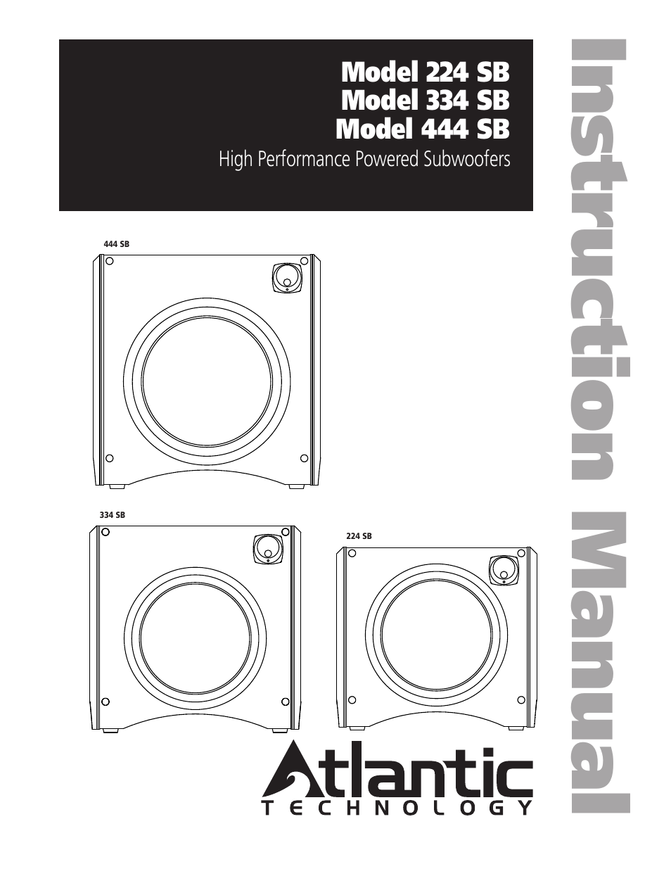 Atlantic Technology 224 SB User Manual | 12 pages