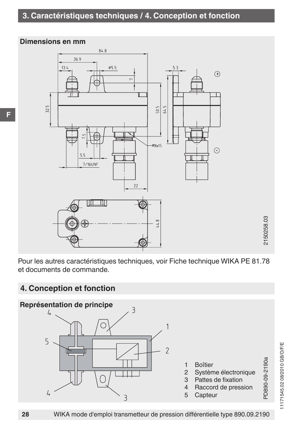 Conception et fonction | WIKA 890.09.2190 User Manual | Page 28 / 44