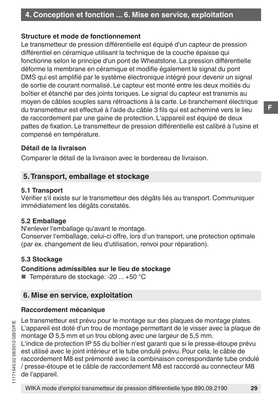 WIKA 890.09.2190 User Manual | Page 29 / 44