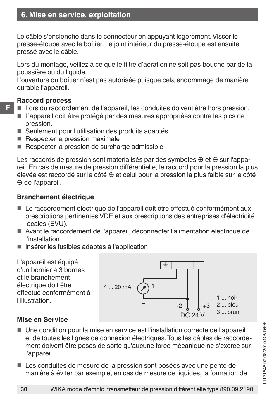 WIKA 890.09.2190 User Manual | Page 30 / 44