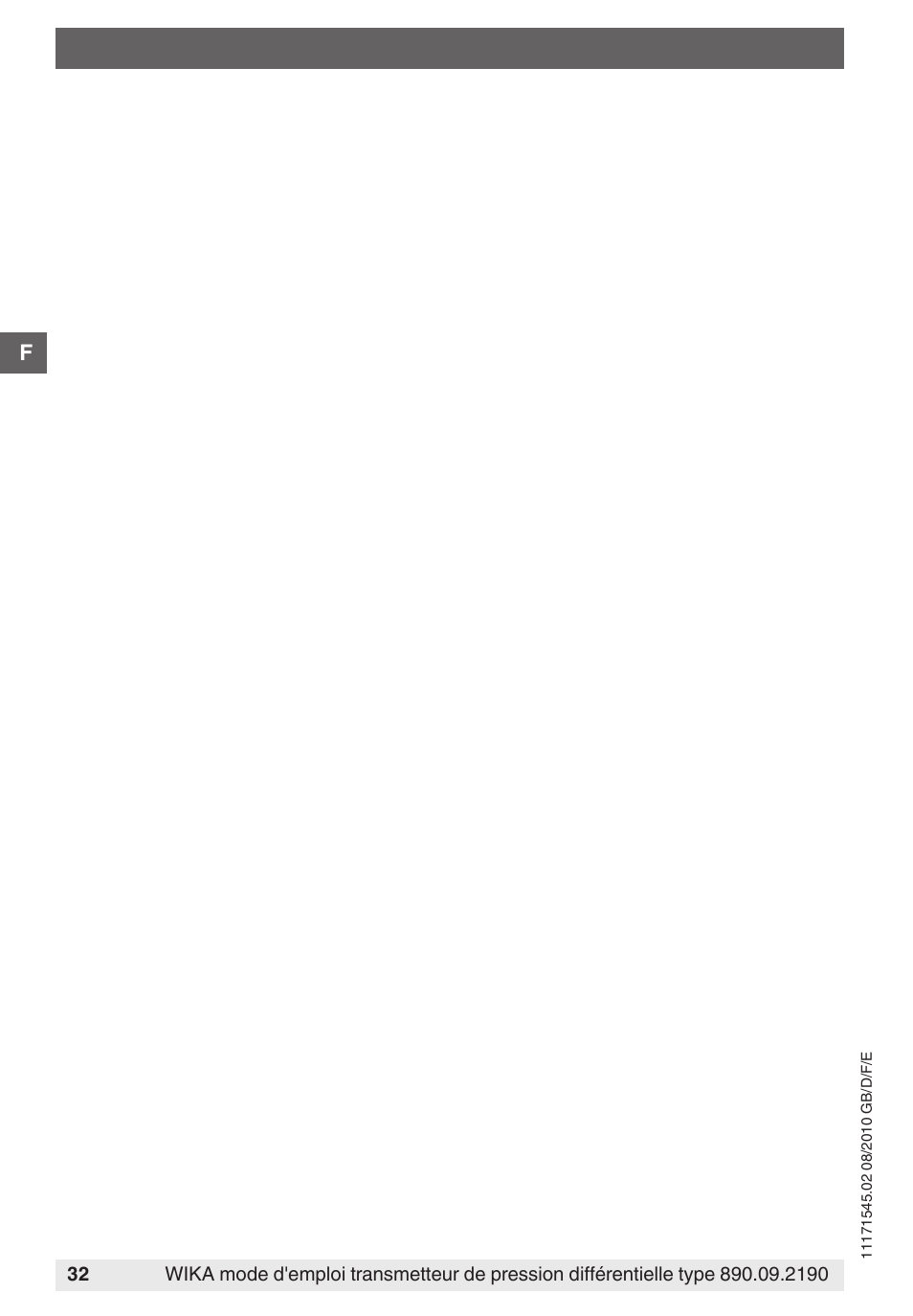 WIKA 890.09.2190 User Manual | Page 32 / 44