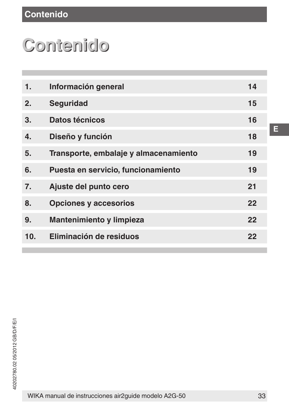WIKA A2G-50 User Manual | Page 33 / 52