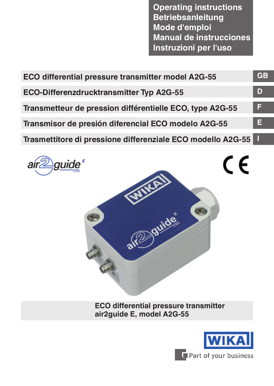 WIKA A2G-55 User Manual | 36 pages