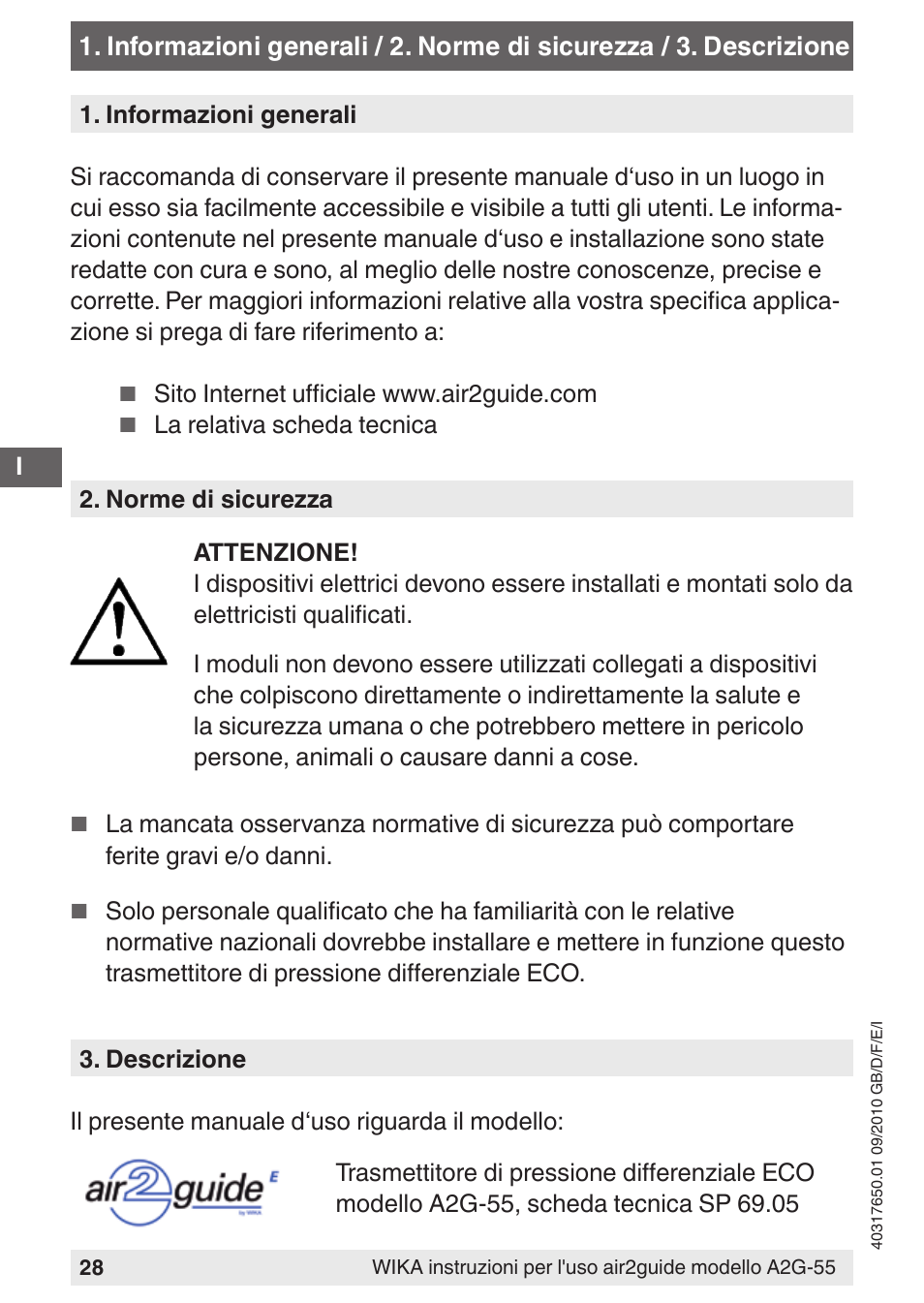 WIKA A2G-55 User Manual | Page 28 / 36
