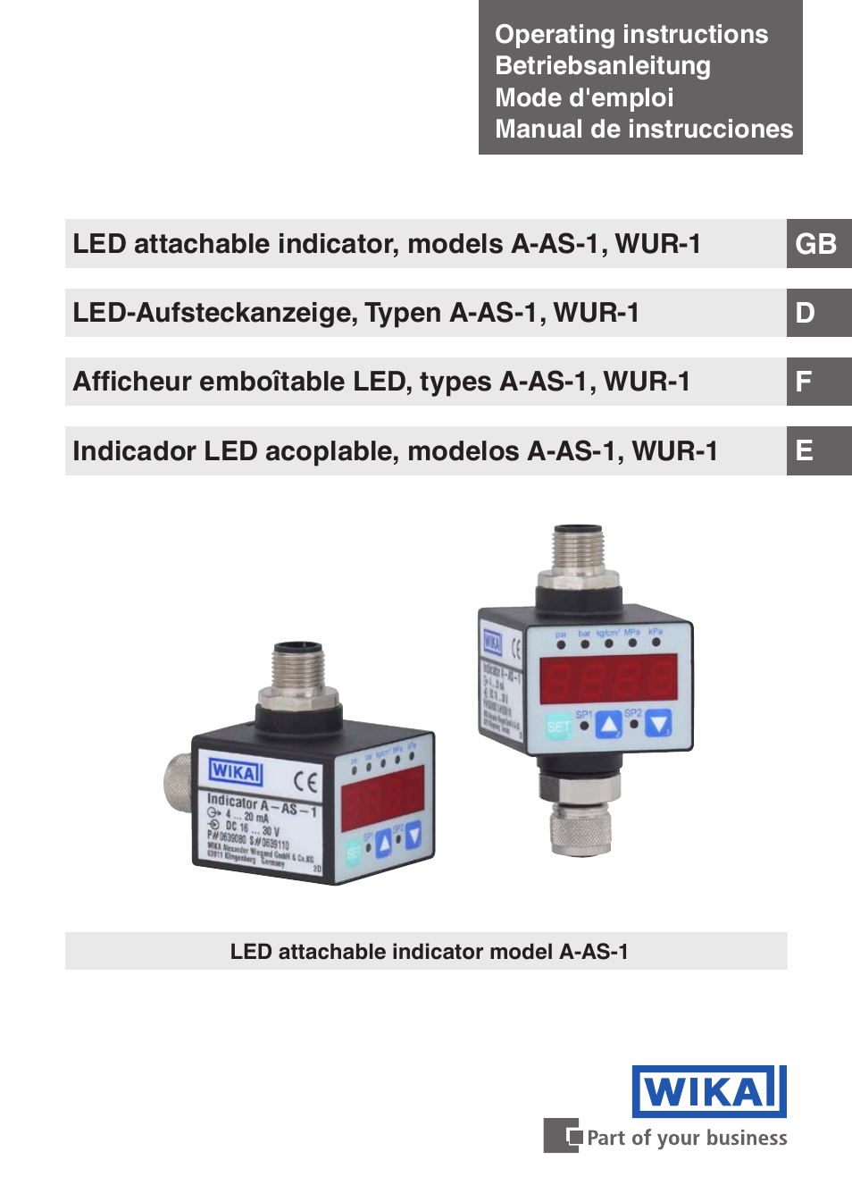 WIKA WUR-1 User Manual | 84 pages