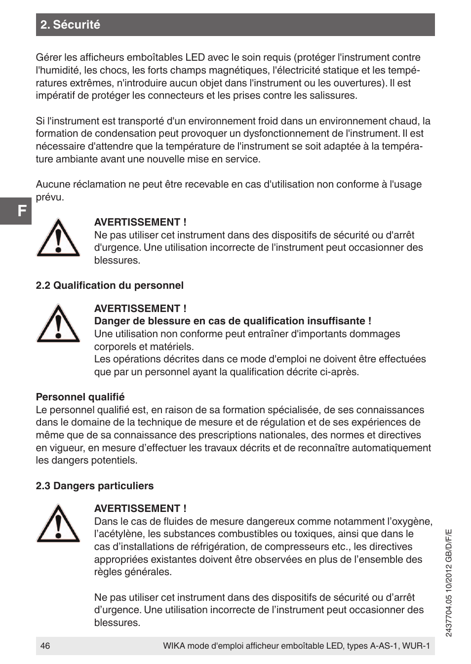 WIKA WUR-1 User Manual | Page 46 / 84