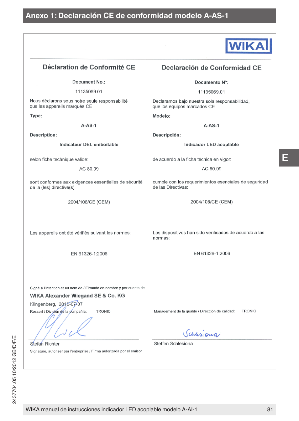 WIKA WUR-1 User Manual | Page 81 / 84