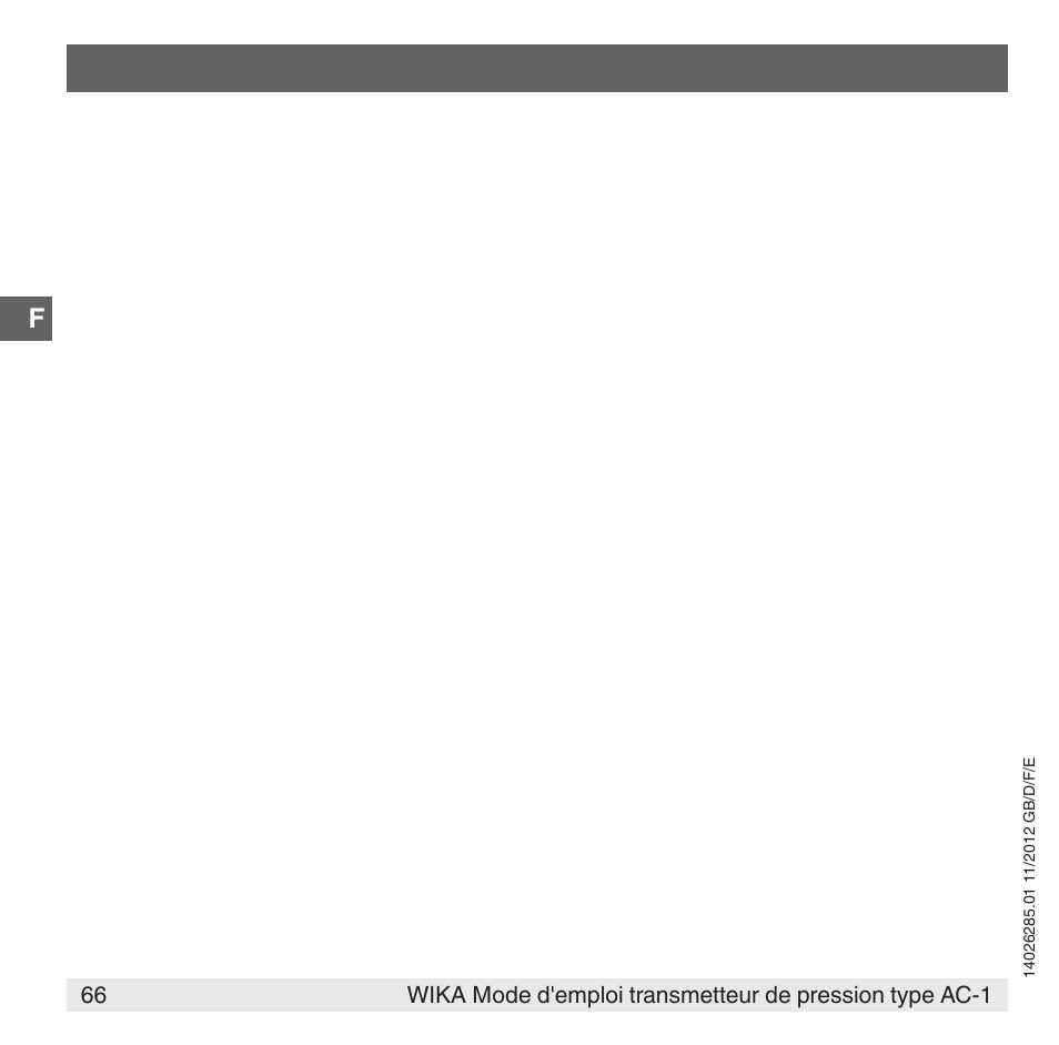 WIKA AC-1 User Manual | Page 66 / 88