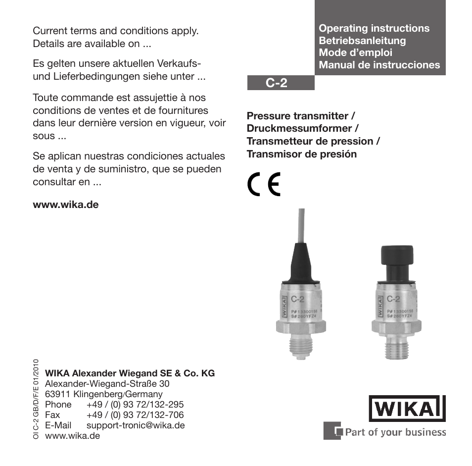 WIKA C-2 User Manual | 24 pages