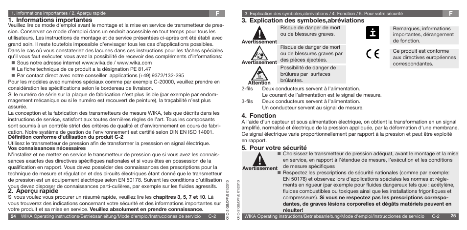 WIKA C-2 User Manual | Page 13 / 24