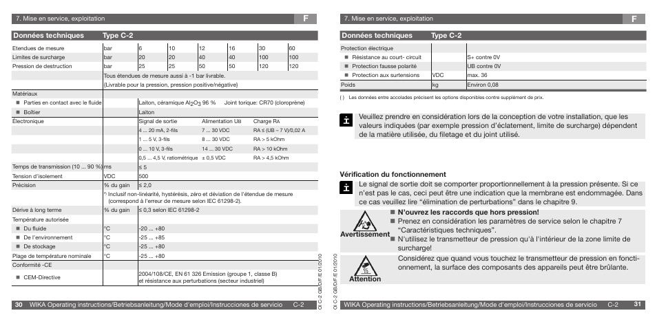 WIKA C-2 User Manual | Page 16 / 24