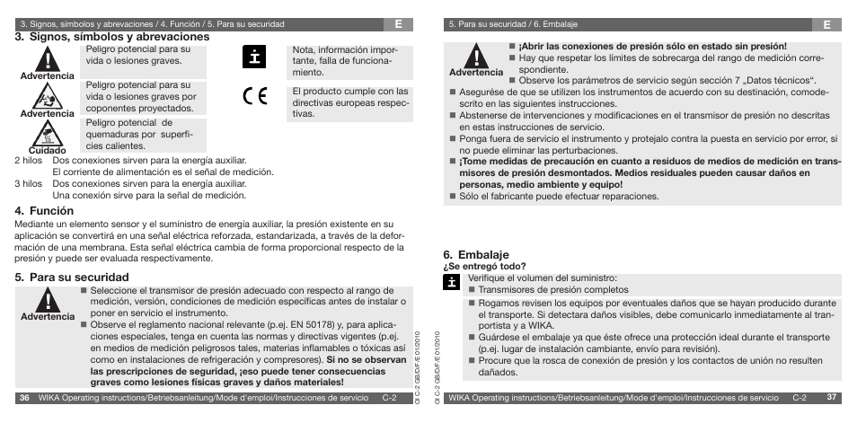 WIKA C-2 User Manual | Page 19 / 24