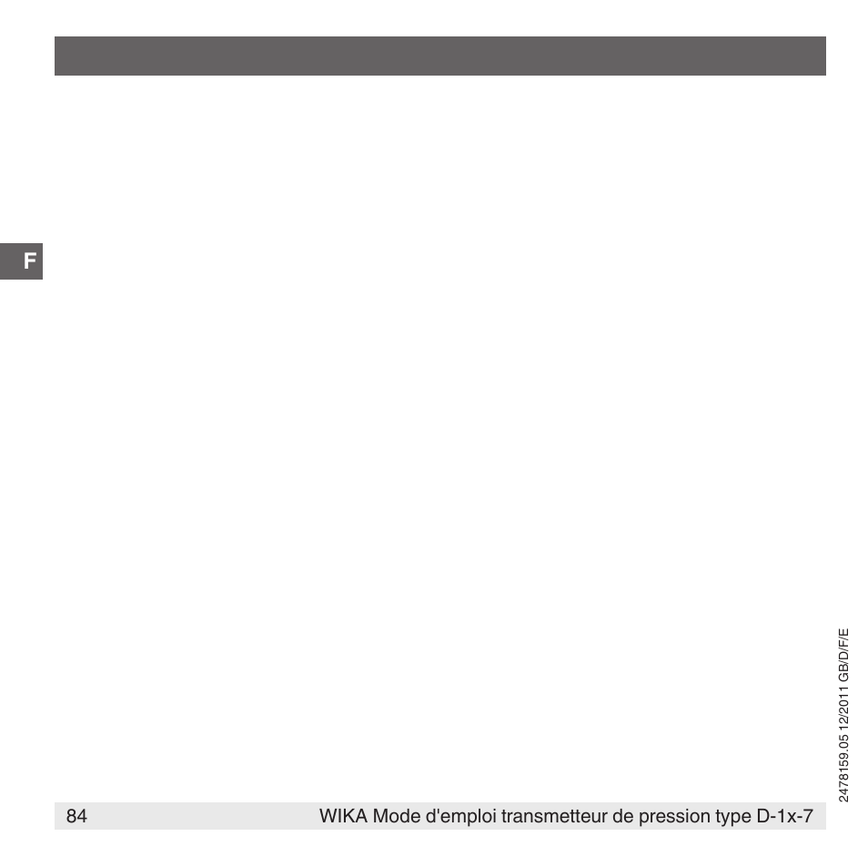 WIKA D-11-7 User Manual | Page 84 / 112