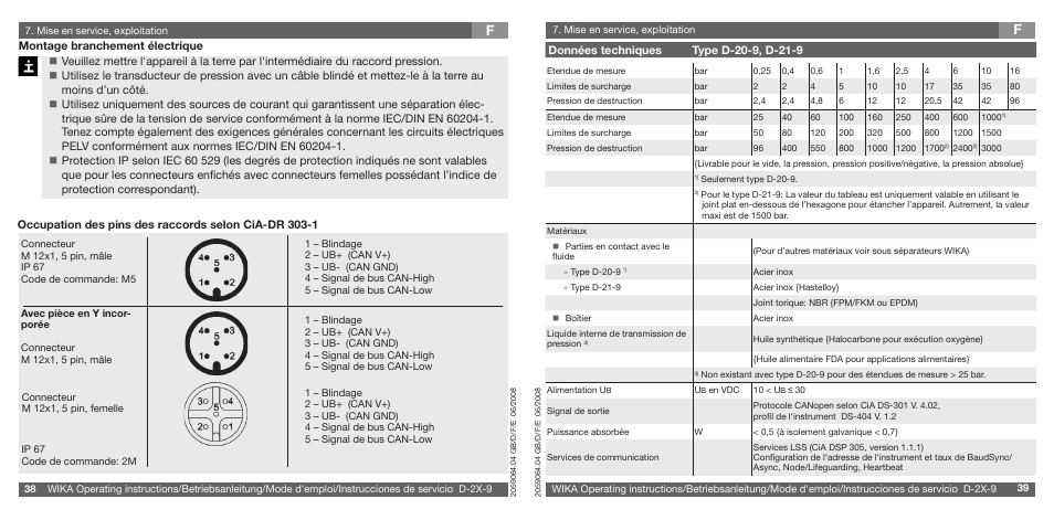 WIKA D-21-9 User Manual | Page 20 / 35
