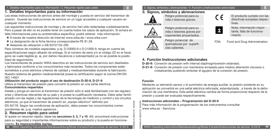 WIKA D-21-9 User Manual | Page 25 / 35