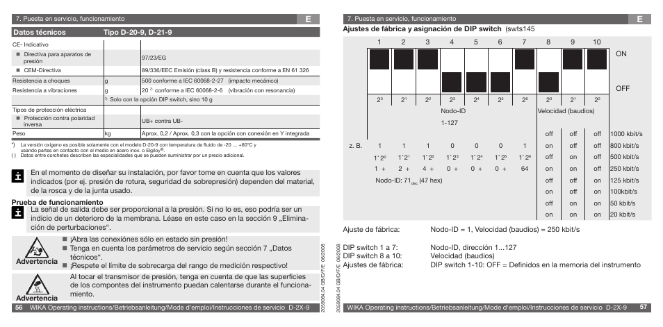 WIKA D-21-9 User Manual | Page 29 / 35