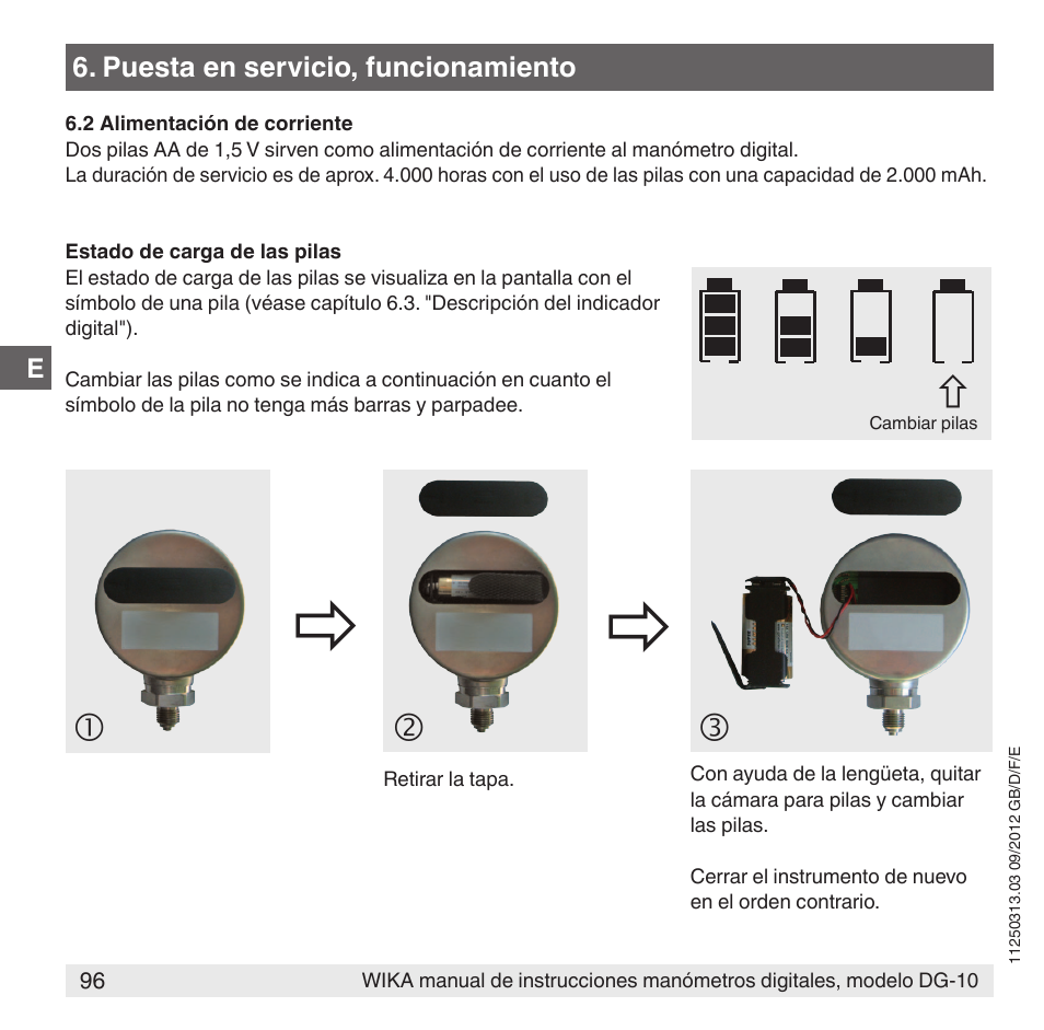 WIKA DG-10 User Manual | Page 96 / 112