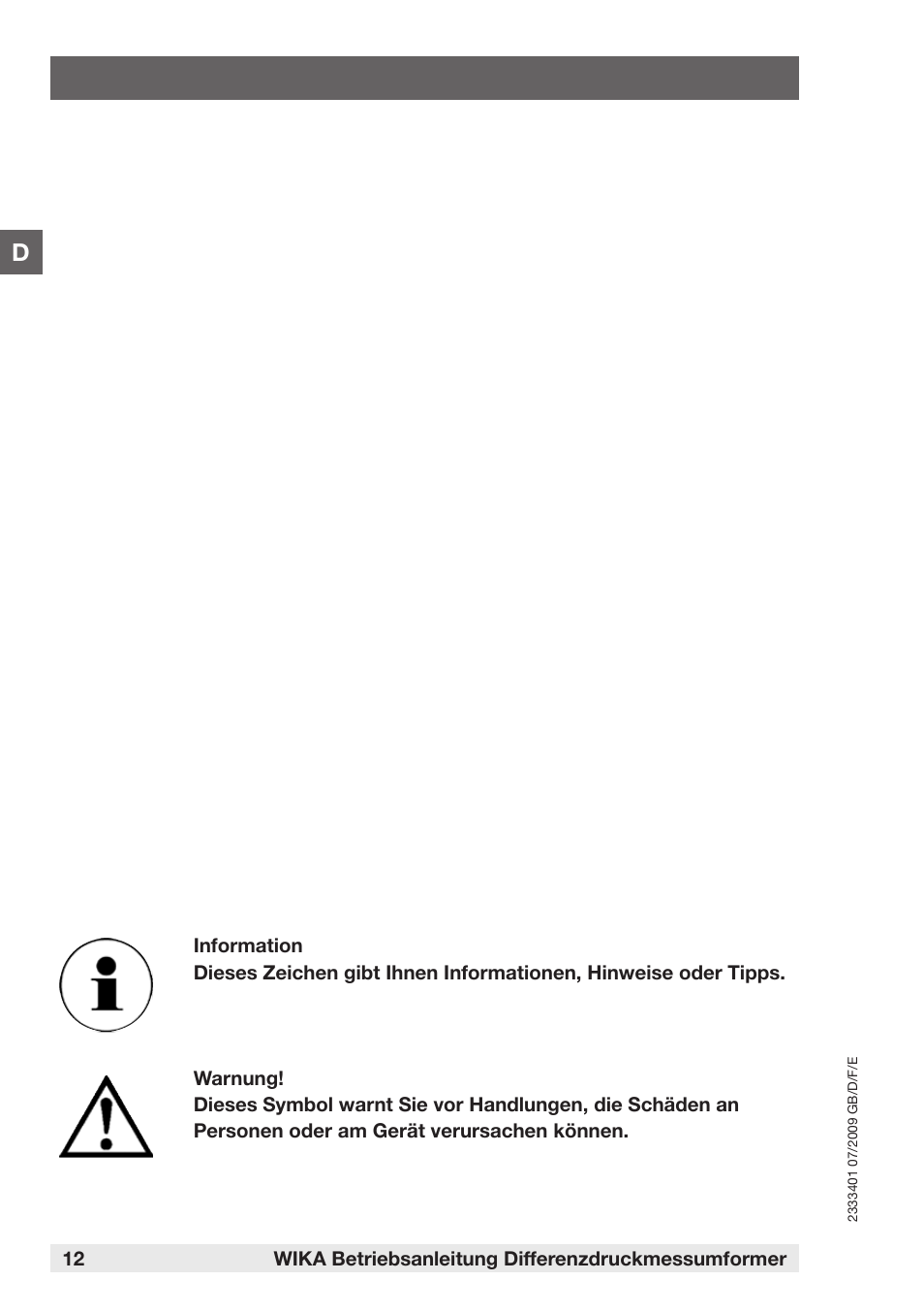 WIKA DP-10 User Manual | Page 12 / 44