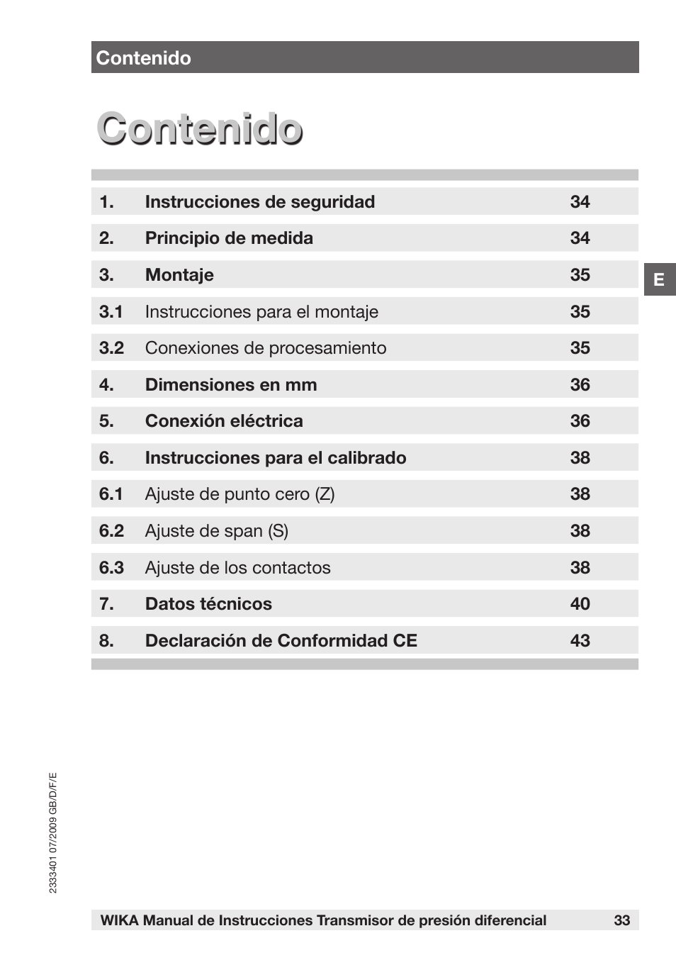 WIKA DP-10 User Manual | Page 33 / 44