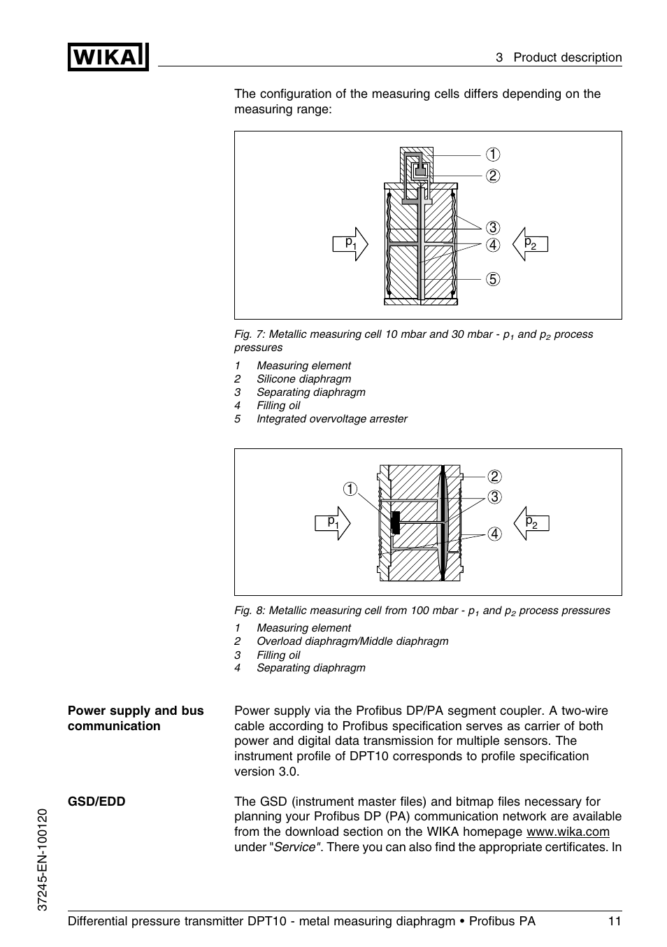 WIKA DPT-10 User Manual | Page 11 / 96