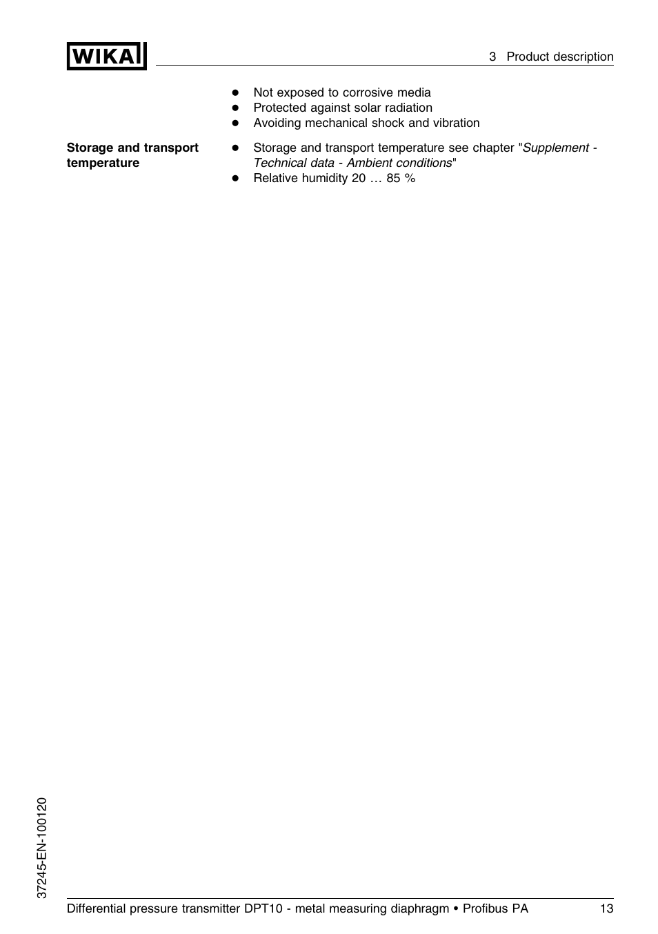 WIKA DPT-10 User Manual | Page 13 / 96